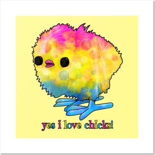 I Love Chicks! Pan Posters and Art